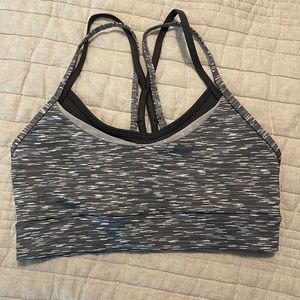 Zyia grey multi strap bra